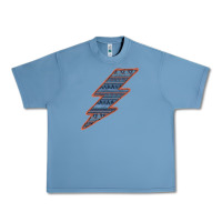 Pebble Blue Western Orange Border Aztec Lightning Urban Heavy Tee - Bettercallsaul