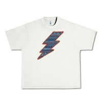 Pistachio Western Orange Border Aztec Lightning Urban Heavy Tee - Bettercallsaul
