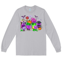 Moon Dust Halloween Coffee Cups Long Sleeve Tee - texasbilliewilder