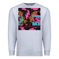 Heather Grey freedom rocks seamless pattern Premium Sweatshirt - BundleAndBundleShop