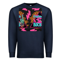 Navy freedom rocks seamless pattern Premium Sweatshirt - BundleAndBundleShop