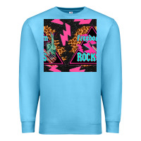 Ocean Blue freedom rocks seamless pattern Premium Sweatshirt - BundleAndBundleShop