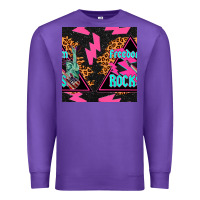Purple freedom rocks seamless pattern Premium Sweatshirt - BundleAndBundleShop