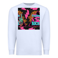 White freedom rocks seamless pattern Premium Sweatshirt - BundleAndBundleShop