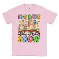 Bubblegum Pink 100 days watching my students grow Classic Tee - Artiststas