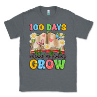 Charcoal Heather 100 days watching my students grow Classic Tee - Artiststas