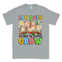 Heather Grey 100 days watching my students grow Classic Tee - Artiststas