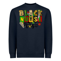 Navy black nurse magic juneteenth Heavyweight Sweatshirt - CowGirlArtShop