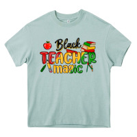 Black Teacher Magic Juneteenth Heavy Core Tee | Teevron