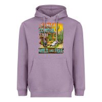 Lavender If Was A Cowgirl I'd Be Wild And Free Heavyweight Hoodie - FaDigitalArtStudio