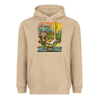 Mushroom If Was A Cowgirl I'd Be Wild And Free Heavyweight Hoodie - FaDigitalArtStudio
