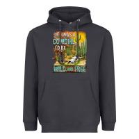 Smoke If Was A Cowgirl I'd Be Wild And Free Heavyweight Hoodie - FaDigitalArtStudio