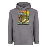 Storm If Was A Cowgirl I'd Be Wild And Free Heavyweight Hoodie - FaDigitalArtStudio