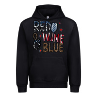 Black red wine blue Urban Hoodie - CowhideDigitalArt