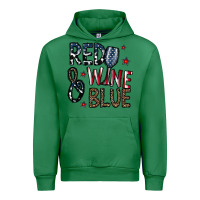 Emerald red wine blue Urban Hoodie - CowhideDigitalArt