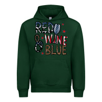 Forest Green red wine blue Urban Hoodie - CowhideDigitalArt