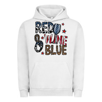 Pigment Lunar Rock red wine blue Urban Hoodie - CowhideDigitalArt