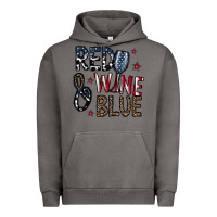 Pigment Tornado red wine blue Urban Hoodie - CowhideDigitalArt
