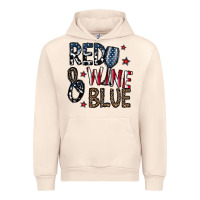 Sandshell red wine blue Urban Hoodie - CowhideDigitalArt