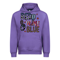 Tulip red wine blue Urban Hoodie - CowhideDigitalArt