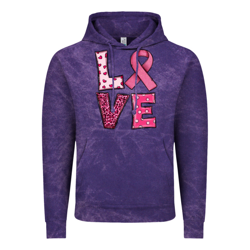 Western Breast Cancer Love Vintage Hoodie by RanaPortraitStore | Teevron