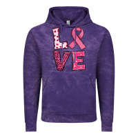 Cloud Purple Western Breast Cancer Love Vintage Hoodie - RanaPortraitStore