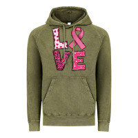 Vintage Olive Western Breast Cancer Love Vintage Hoodie - RanaPortraitStore