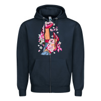 Cancer High Heels Breast Cancer Zipper Hoodie | Teevron