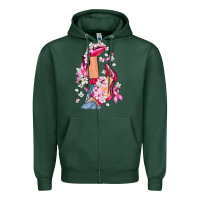 Sports Green Cancer high heels Breast Cancer Zipper Hoodie - FaDigitalArtStudio