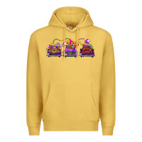 Mardi Gras Farm Trucks Premium Hoodie | Teevron