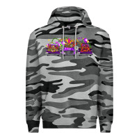 Slate Camo Mardi Gras Farm Trucks Premium Hoodie - FaDigitalArtStudio