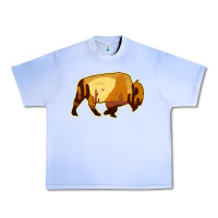 Grape Ice Desert Landscape Bison Silhouette Urban Heavy Tee - Bettercallsaul