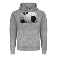 Cloud Rock Soccer Ball Brushstroke Vintage Hoodie - RanaPortraitStore