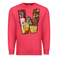 Cardinal farm life alphabet lowercase letters w Premium Sweatshirt - BundleAndBundleShop