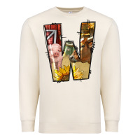 Sandshell farm life alphabet lowercase letters w Premium Sweatshirt - BundleAndBundleShop