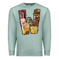 Farm Life Alphabet Lowercase Letters W Premium Sweatshirt | Teevron