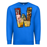 True Royal farm life alphabet lowercase letters w Premium Sweatshirt - BundleAndBundleShop