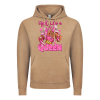 Vintage Coffee Survivor queen Breast Cancer afro girl sneakers Vintage Hoodie - RanaPortraitStore