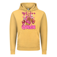 Vintage Mustard Survivor queen Breast Cancer afro girl sneakers Vintage Hoodie - RanaPortraitStore