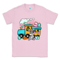 Bubblegum Pink easter train Classic Tee - Artiststas