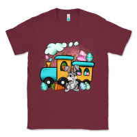 Burgundy easter train Classic Tee - Artiststas