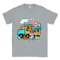 Heather Grey easter train Classic Tee - Artiststas