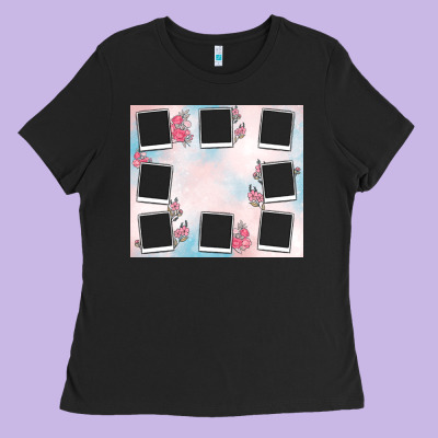 Add Your Text Photo Collage Life Ladies Tee Designed By Maliassmallbusiness