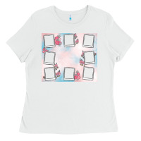 White add your text photo collage life Ladies Tee - MaliasSmallBusiness