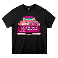 Black truck in october we wear pink Heavy Core Tee - AdoDesignShop