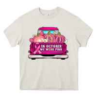 Cream truck in october we wear pink Heavy Core Tee - AdoDesignShop