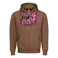 Chestnut find a cure Zipper Hoodie - FaDigitalArtStudio