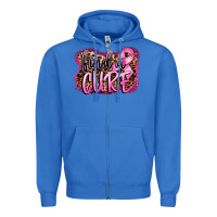 True Royal find a cure Zipper Hoodie - FaDigitalArtStudio