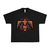 Black Red Aztec Thunderbird Urban Heavy Tee - Bettercallsaul