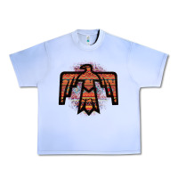 Grape Ice Red Aztec Thunderbird Urban Heavy Tee - Bettercallsaul